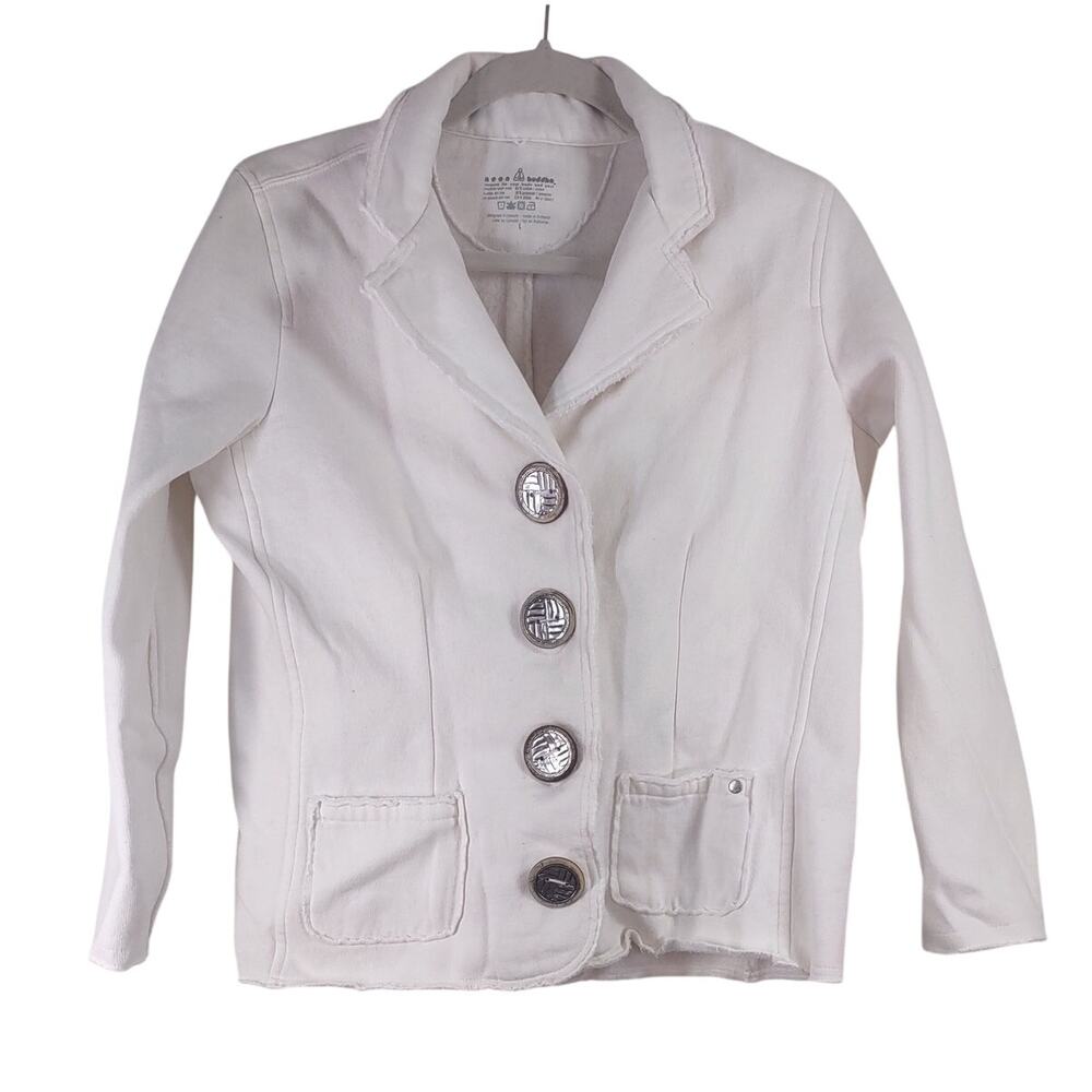 Neon Budda Sweatshirt Blazer Style Jacket, Size Large